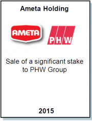 Entrea Capital advised Ameta Holding, the largest Bulgarian integrated poultry producer, in the Share Sale to the German PHW Group